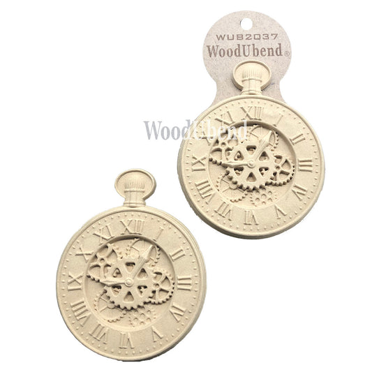 Pack of 2 Clocks 12x9.3 cm