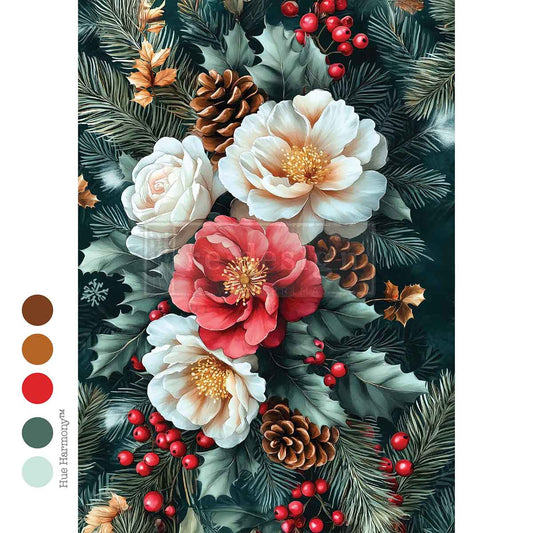 Re-Design With Prima® A4 Decoupage - Winters Grace 11.69x8.27"
