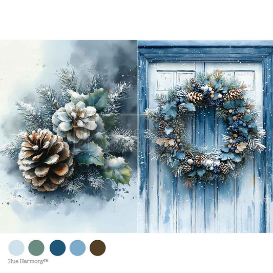 Re-Design With Prima® A4 Decoupage - Wreath Of Whispers 11.69x8.27"