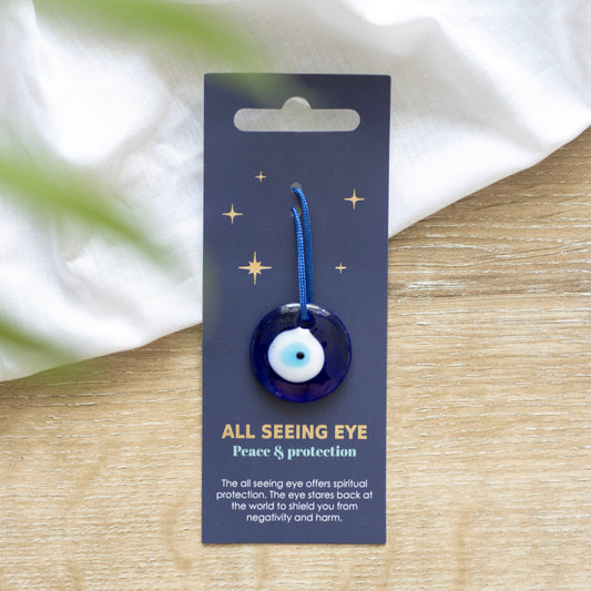 Something Different Wholesale Glass All Seeing Eye Protection Charm