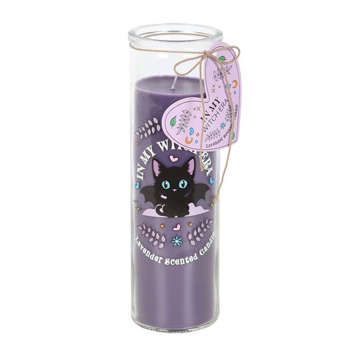 Something Different Wholesale Of Whiskers and Wings Bat Cat Lavender Tube Candle