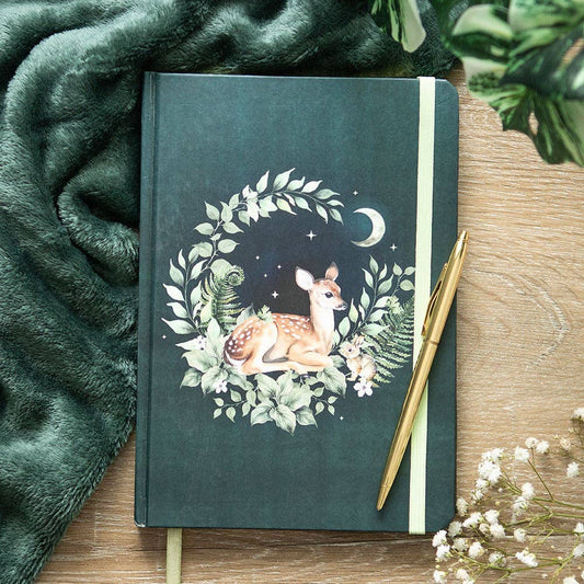 Something Different Wholesale Green Fawn A5 Notebook