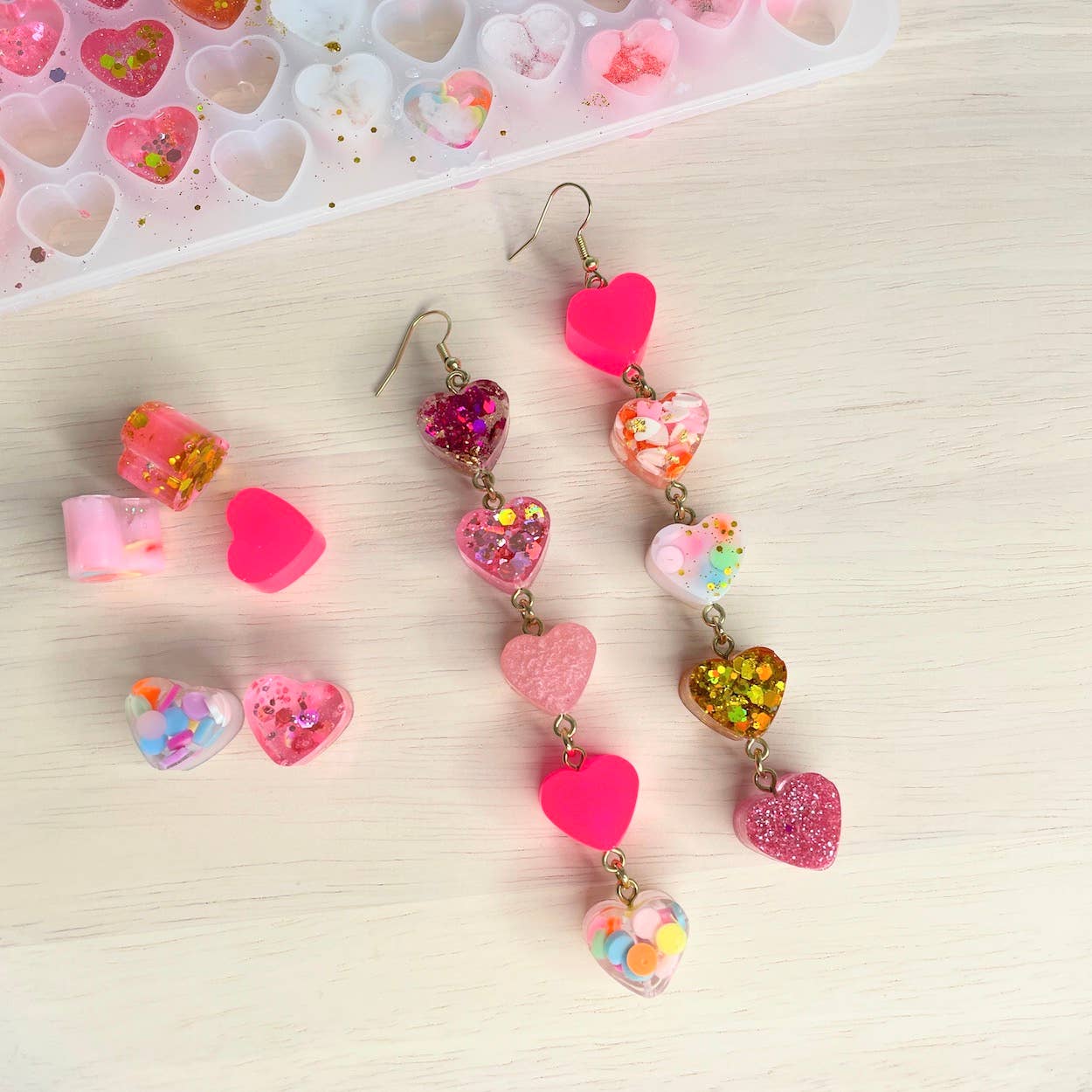 Jewelry Made by Me : Silicone Mold 55 Hearts