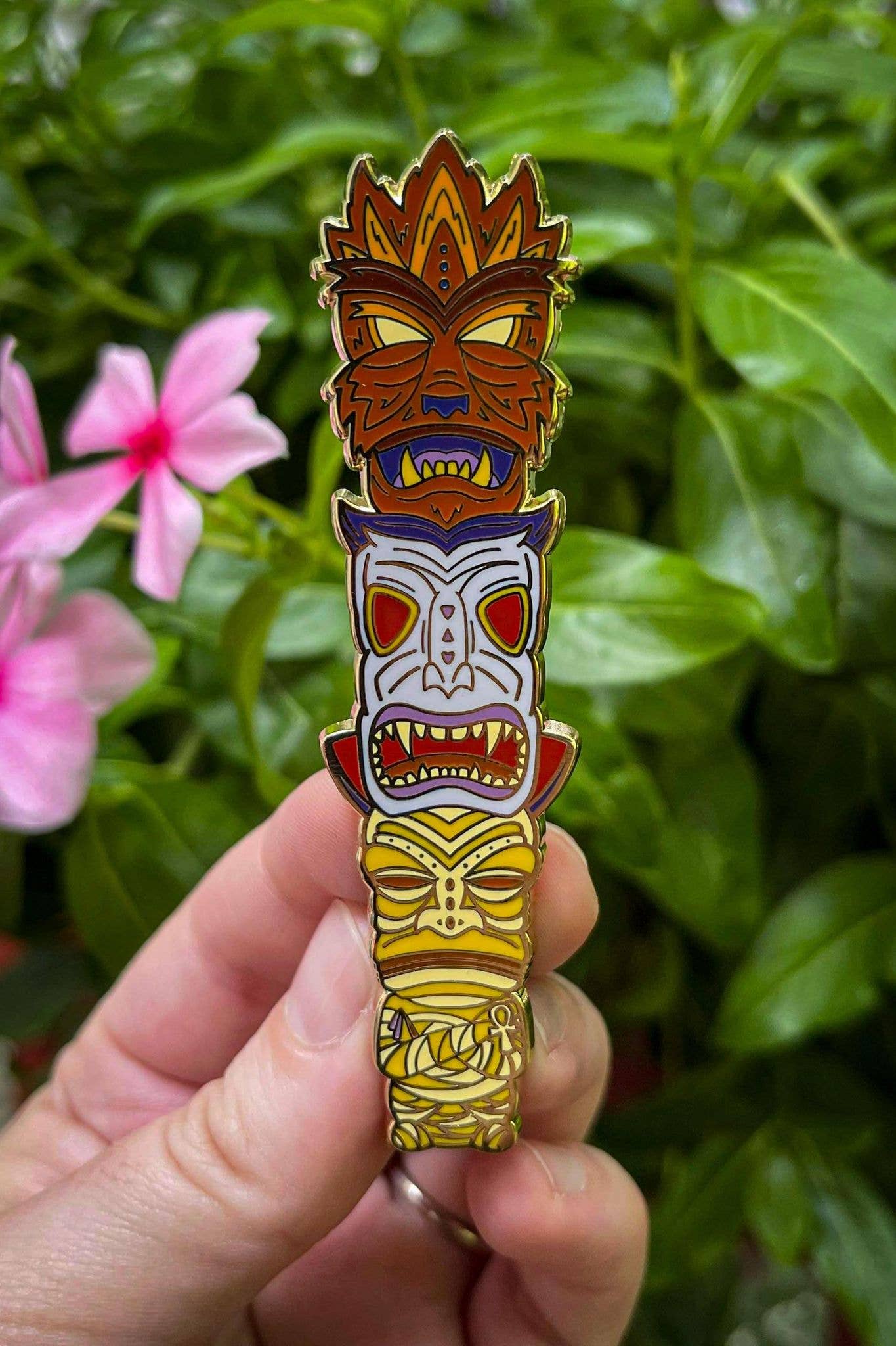 The Pickety Witch - Monsters Tiki Totems - Summerween Enamel Pins