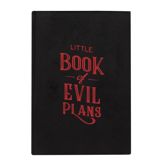 Something Different Wholesale Little Book Of Evil Plans Gothic Vampire Velvet A5 Notebook