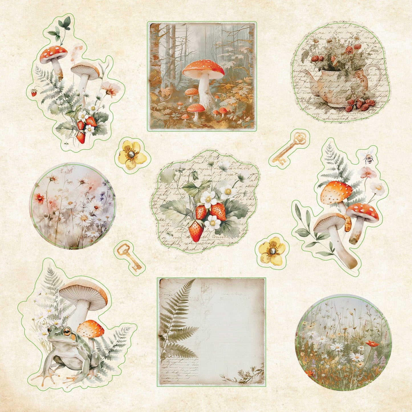 Peter Pauper Press - Cottagecore Sticker Book