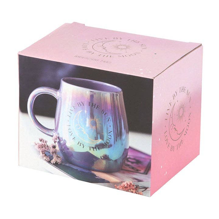 Live By The Sun Iridescent Mug