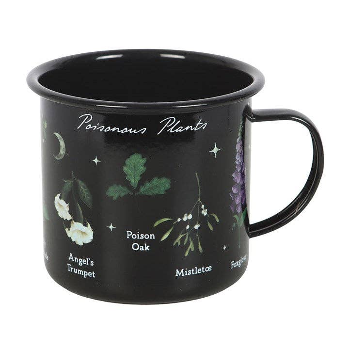 Something Different Wholesale Poisonous Plants Gothic Botanical Enamel Mug