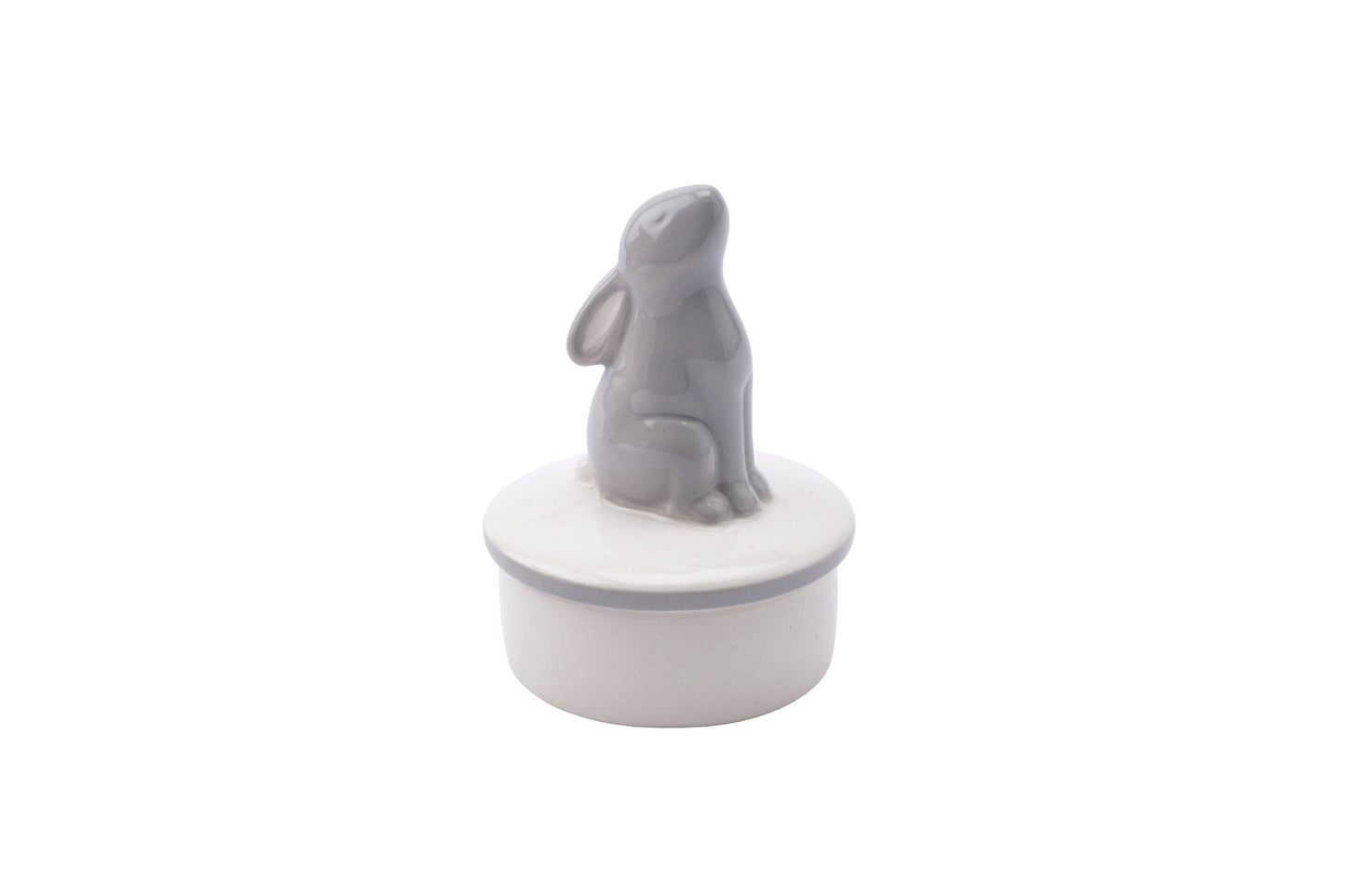 Send Love Ceramic Star Gazing Hare Trinket Pot