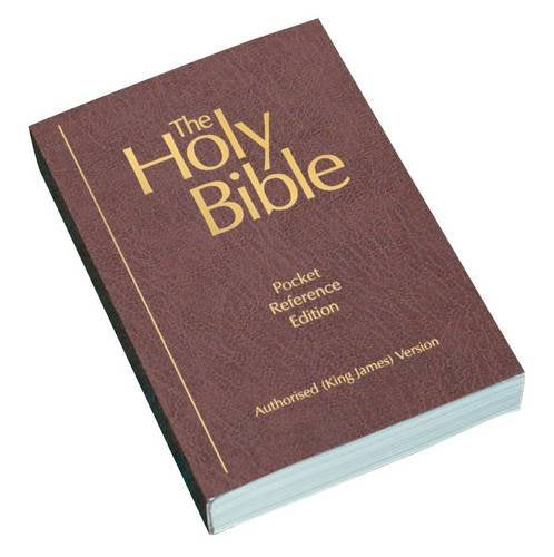 Book: KJV Pocket Reference Bible, Burgundy Soft Cover