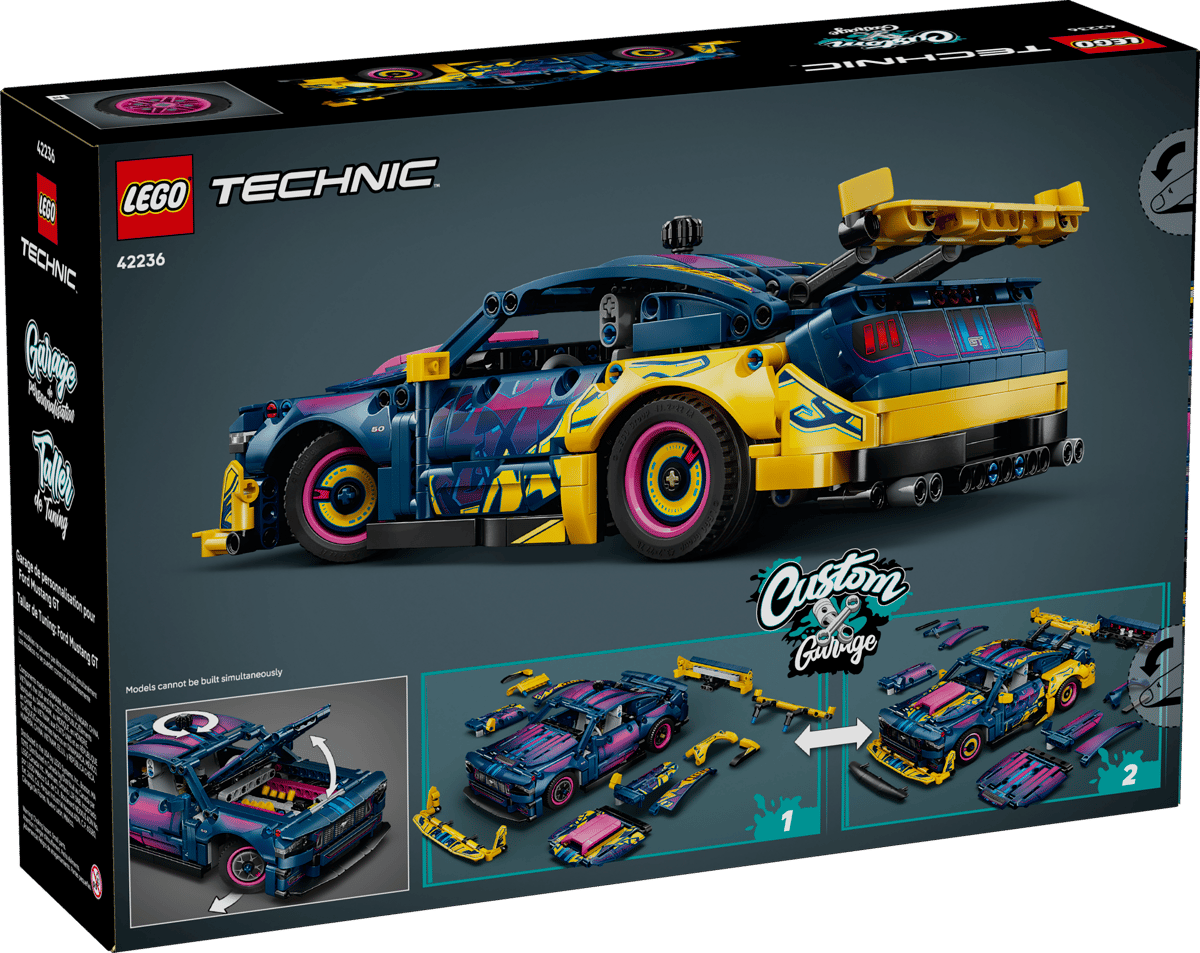 Lego Technic - Custom Garage Ford Mustang GT