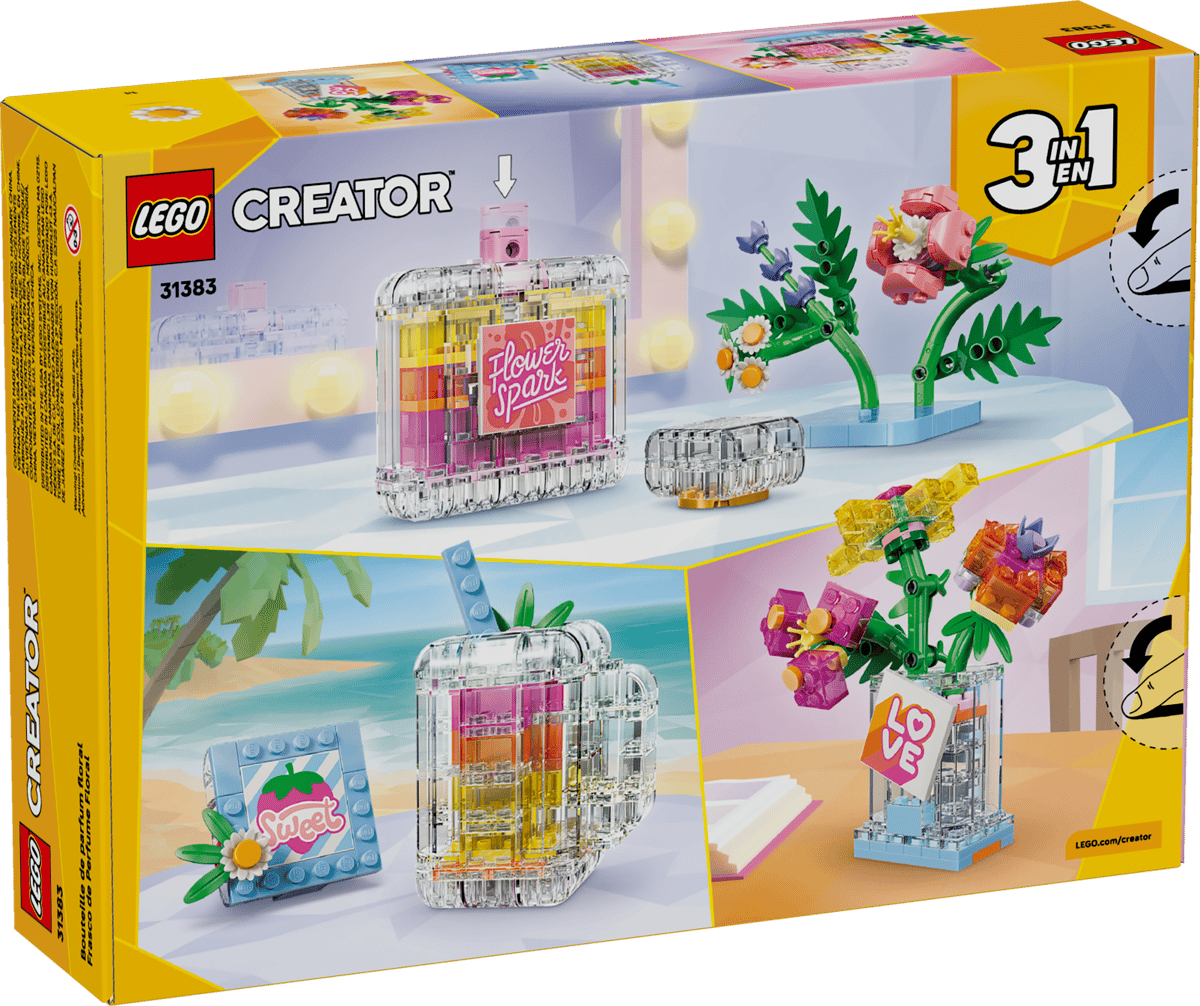 Lego Creator 3 in 1 - Floral Decor Perfume Bottle