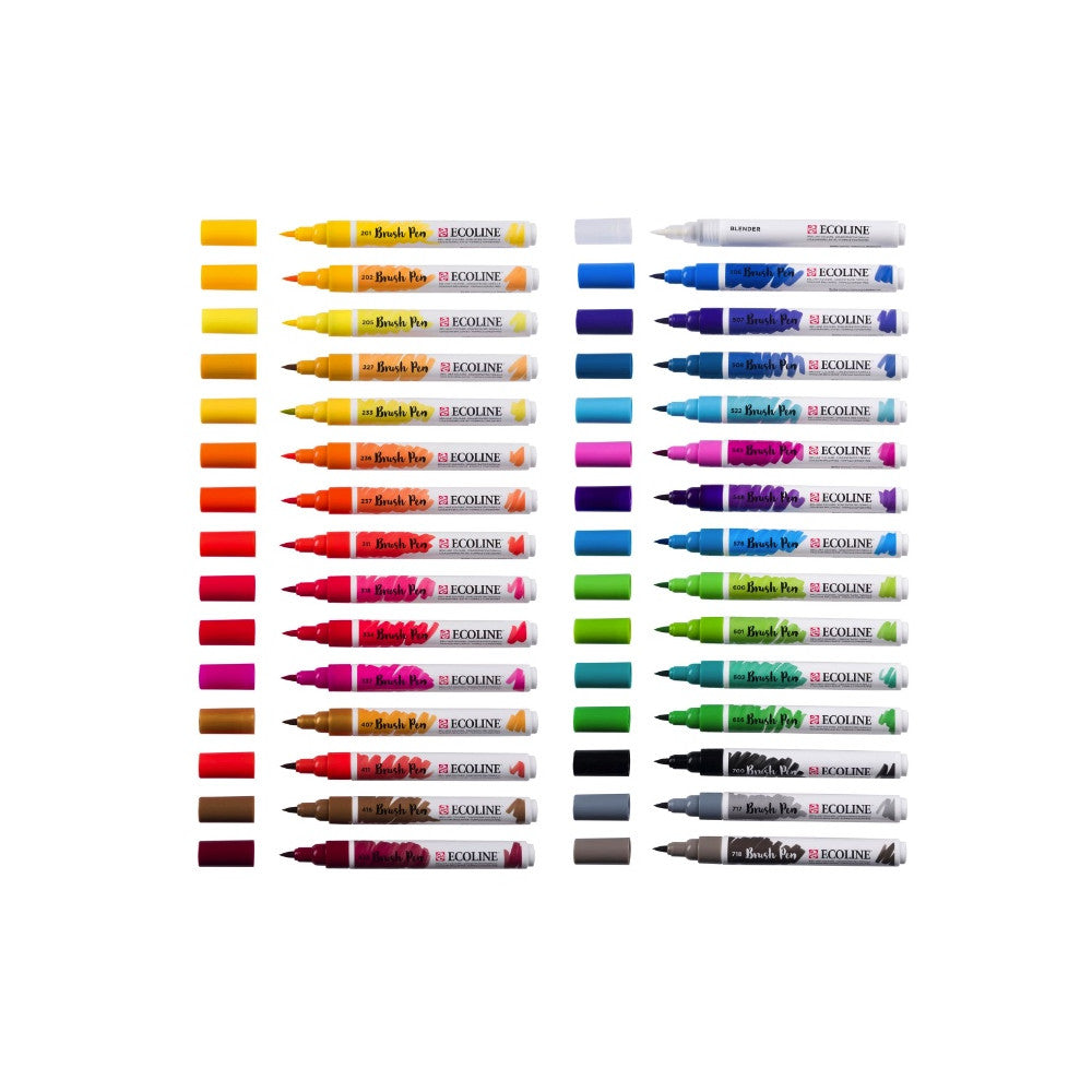 Ecoline Brush Pens 30pcs