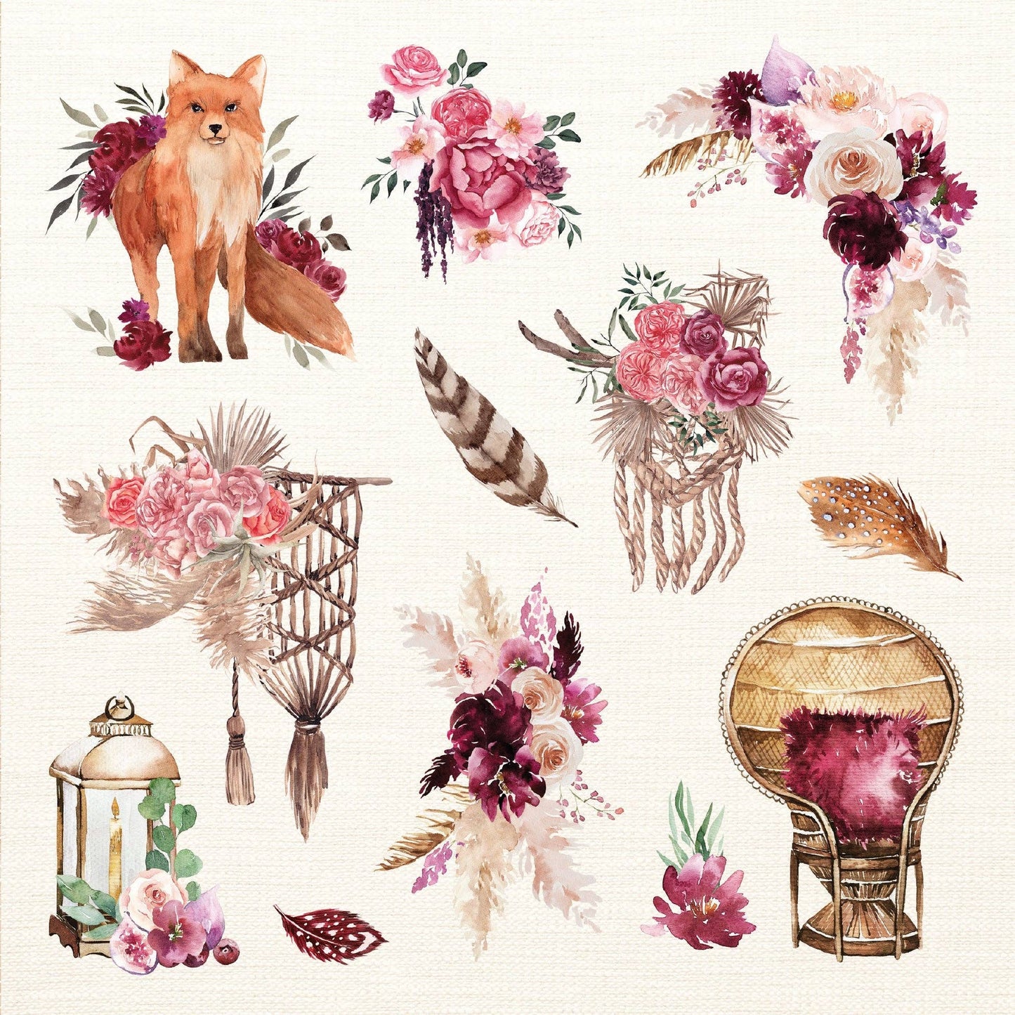 Boho Dreamss Sticker Book