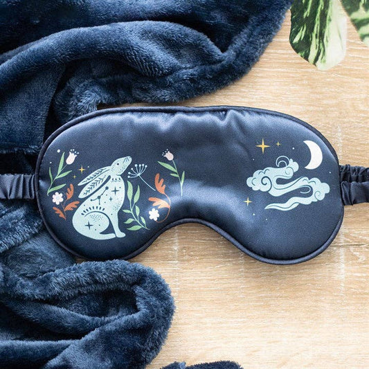 Something Different Wholesale Mystical Midnight Hare Satin Sleep Mask