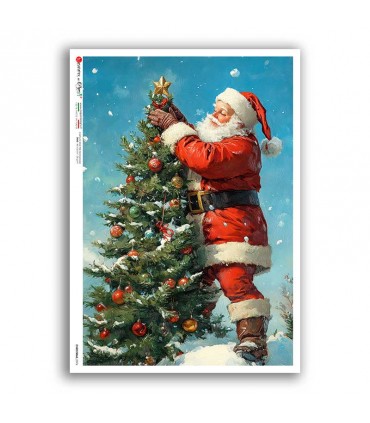 Paper Designs - Santa's Finishing Touch A4