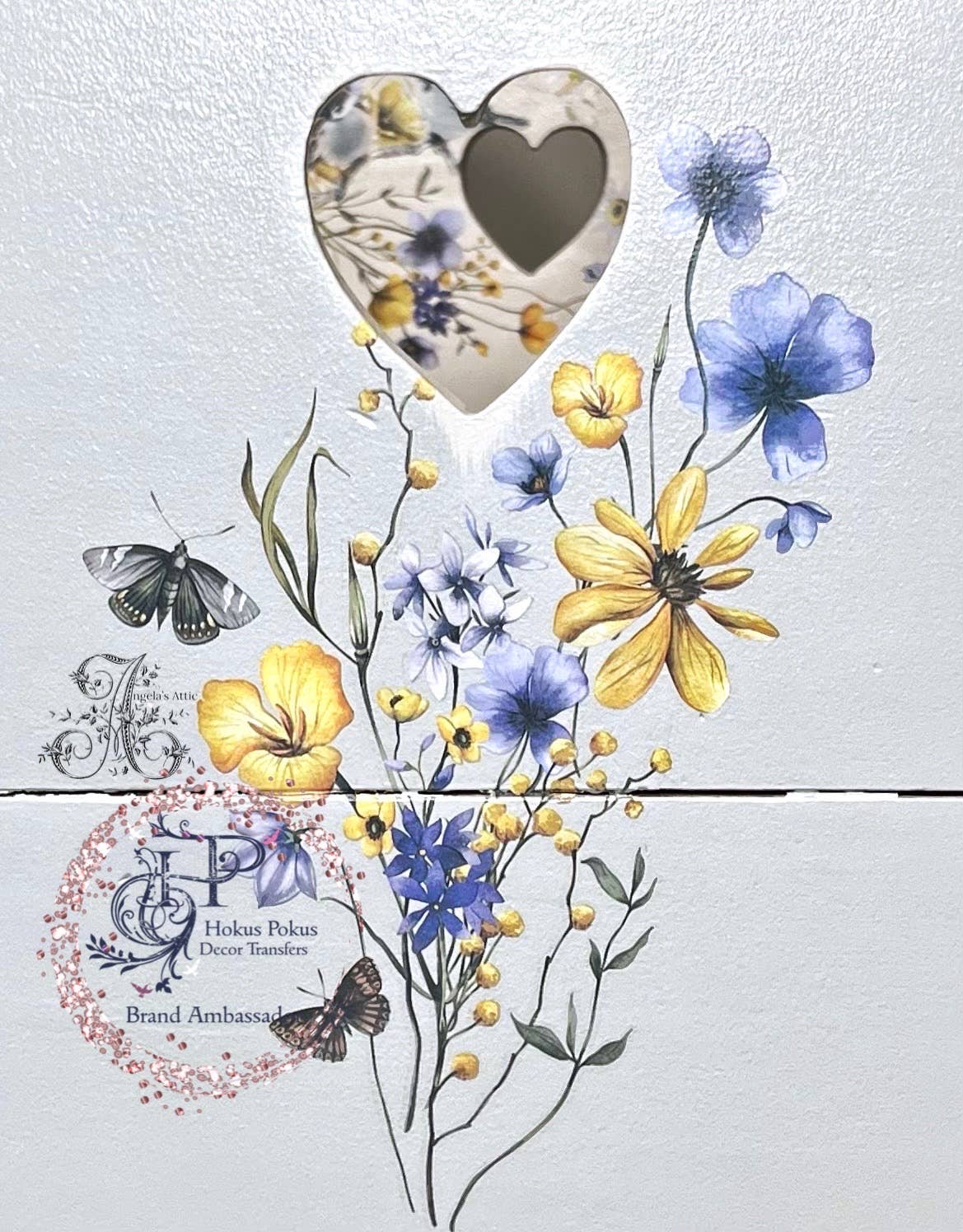 Hokus Pokus - Petite Transfer - Garden Tweets 12.4x11.8"
