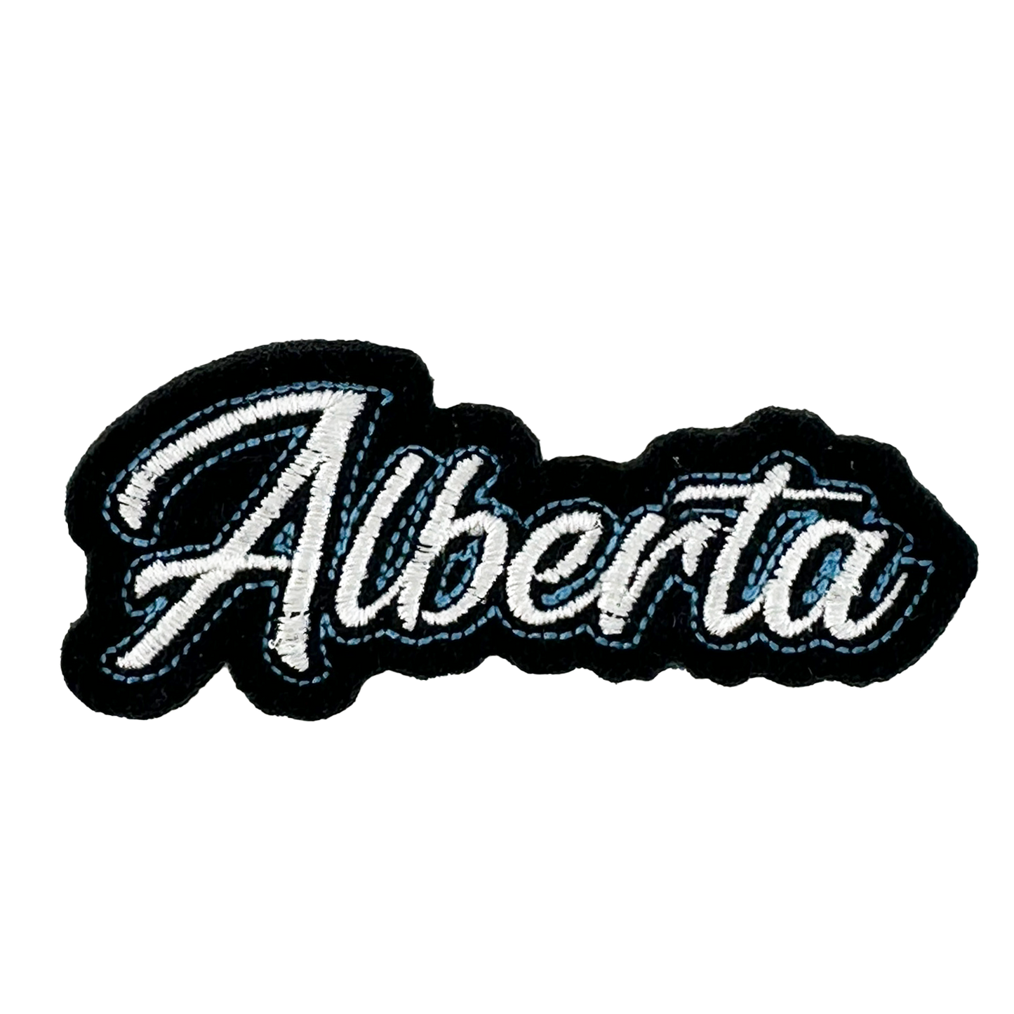 Northern Icons Canada Alberta iron-on embroidery patch