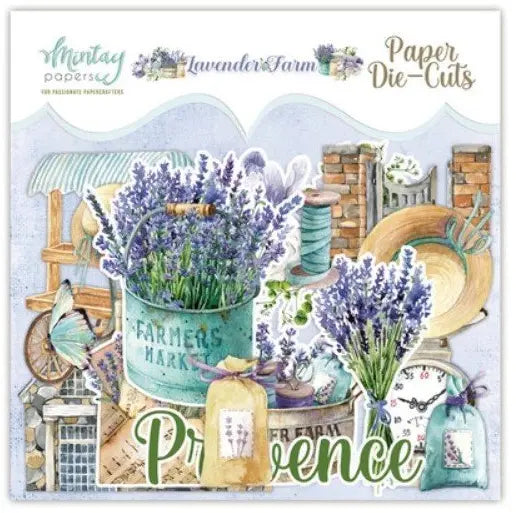 Lavender Farm Paper Die Cuts
