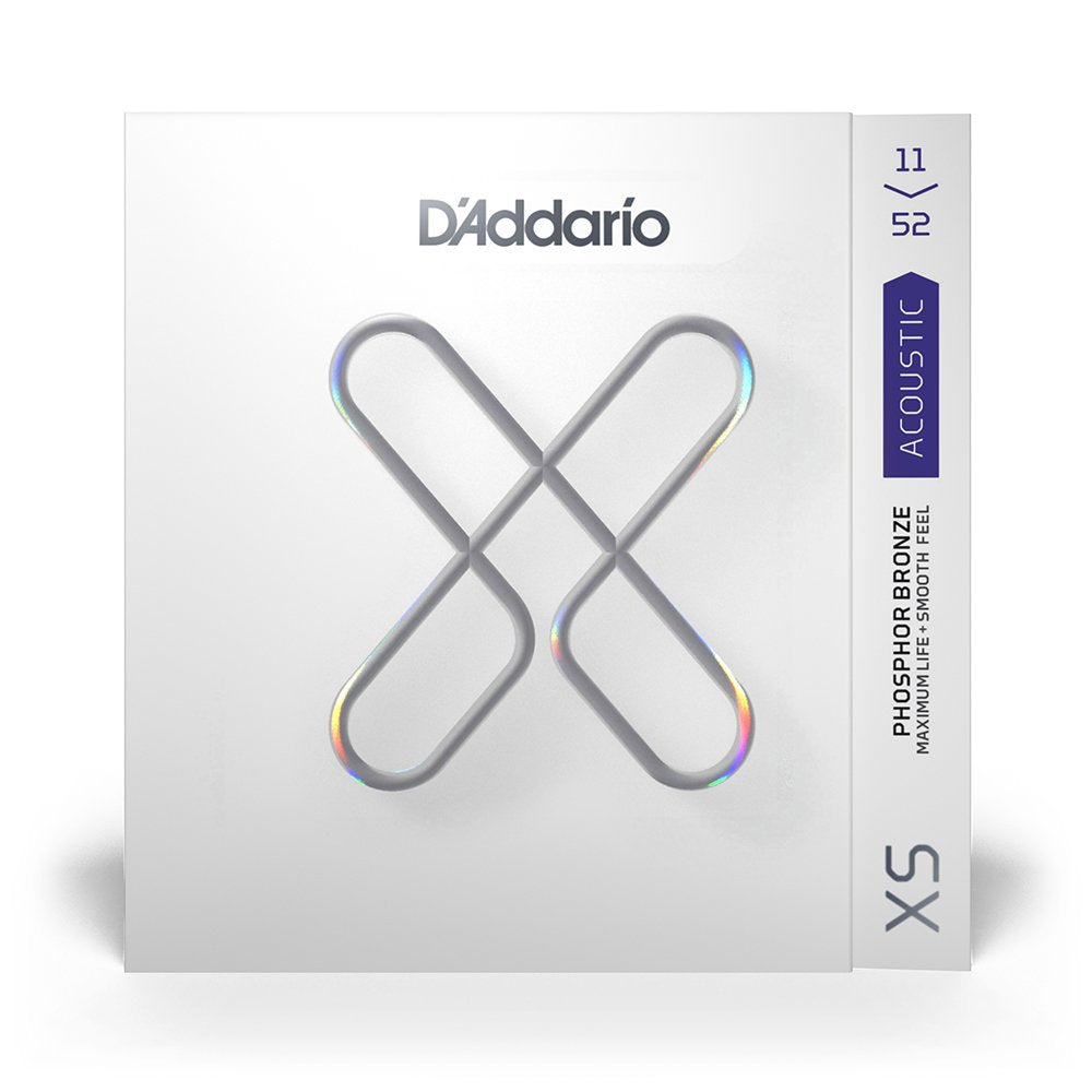 D'ADDARIO XS 11-52 CUSTOM LIGHT PHOSPHOUR BRONZE ACOUSTIC ST