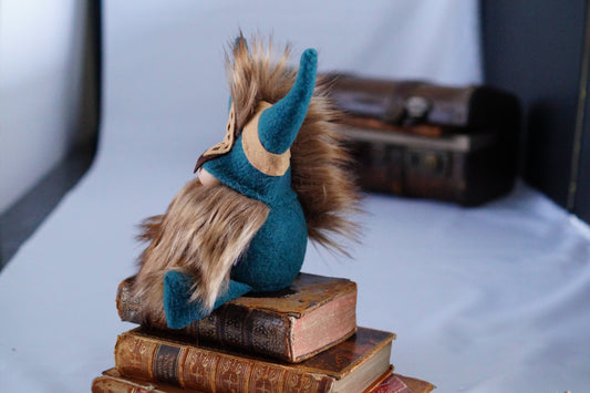 Gnomevillestudios - Viking Gnome- Blue with honey beard