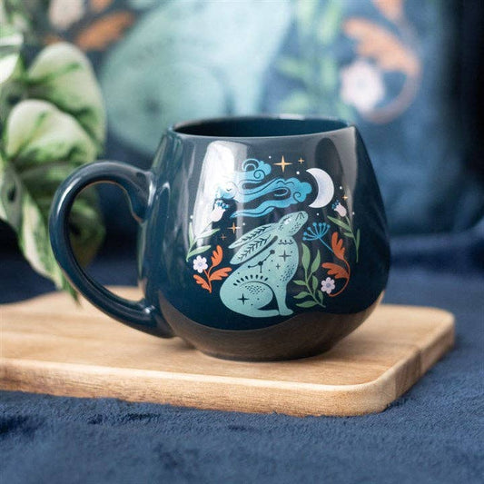 Something Different Wholesale Mystical Midnight Hare Rounded Mug