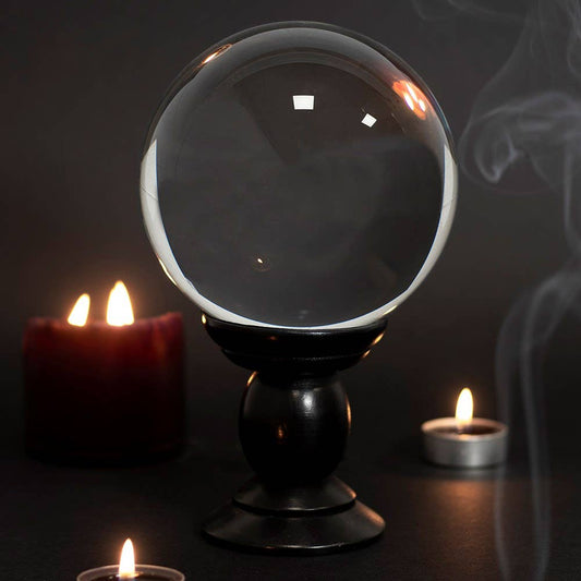 Something Different Wholesale Large Clear Mystical Crystal Ball on Stand
