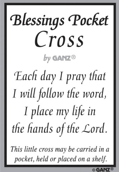 BLESSINGS POCKET CROSSES