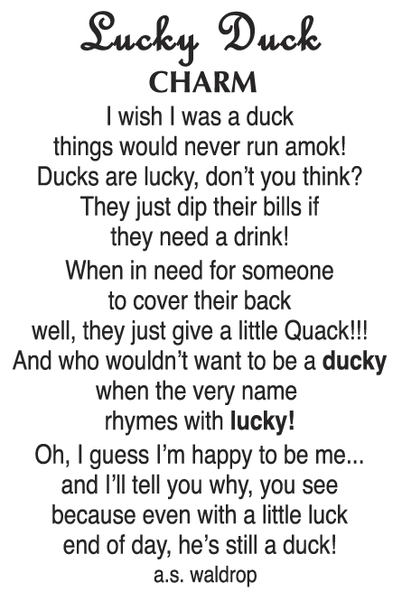LUCKY DUCK POCKET CHARMS