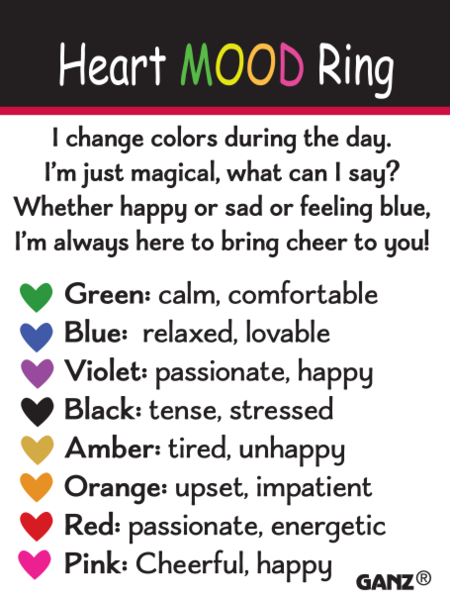 HEART MOOD RINGS