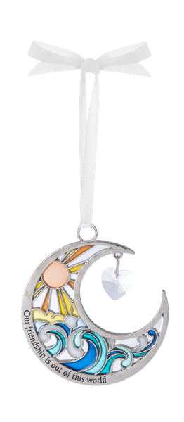 Our Friendship Is Moon Ornamnet