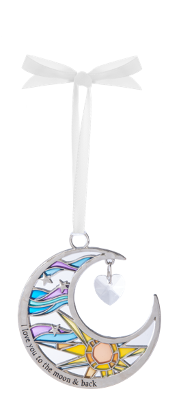I Love You To Moon Ornamnet