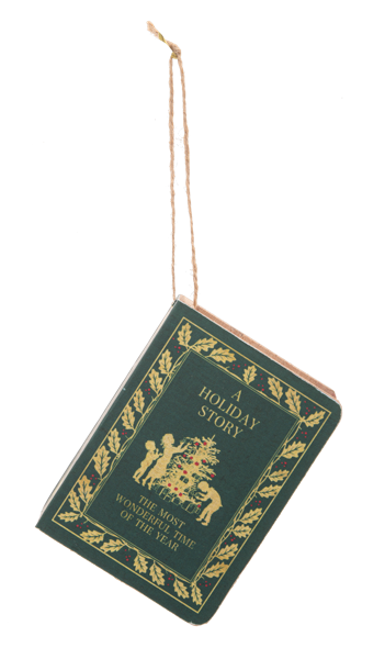 Asst Book Ornament