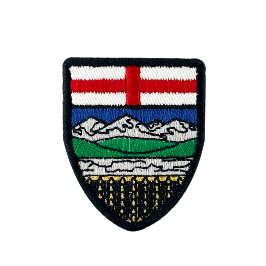 Northern Icons Canada - Alberta iron-on embroidery patch
