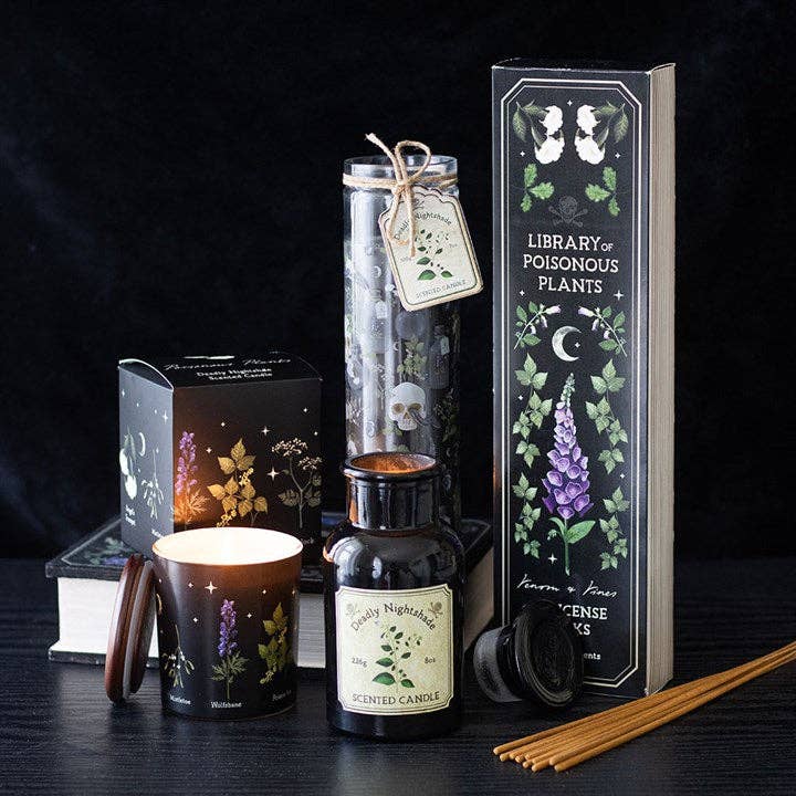 Something Different Wholesale Deadly Nightshade Gothic Apothecary Candle