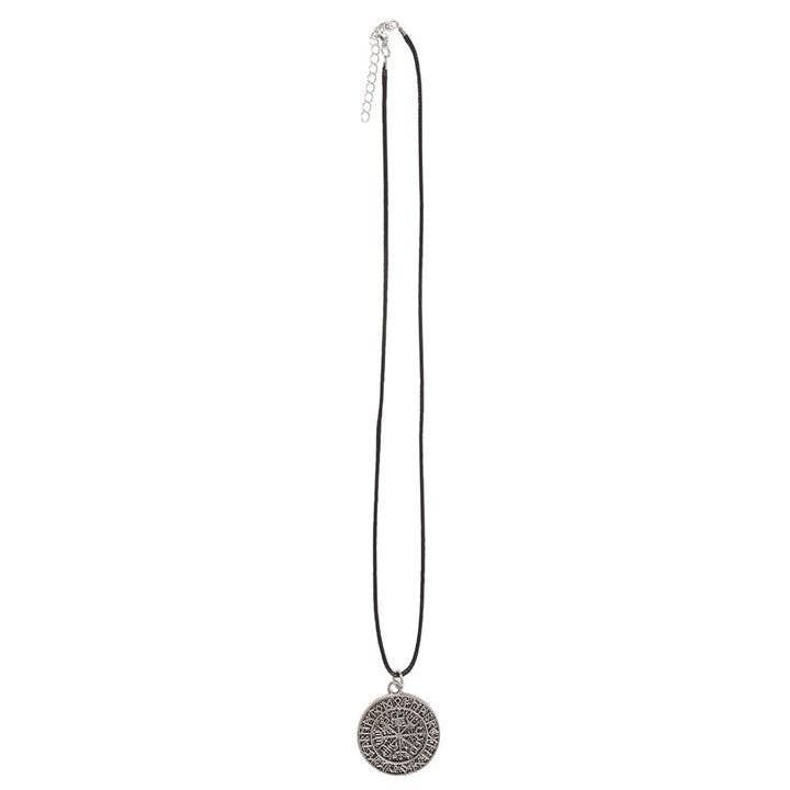 Something Different Wholesale Vegvisir Viking Compass Cord Necklace