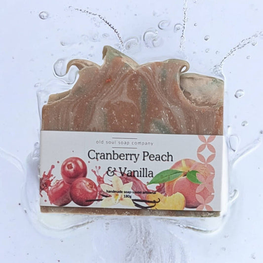 Old Soul Cranberry Peach Vanilla Bar Soap