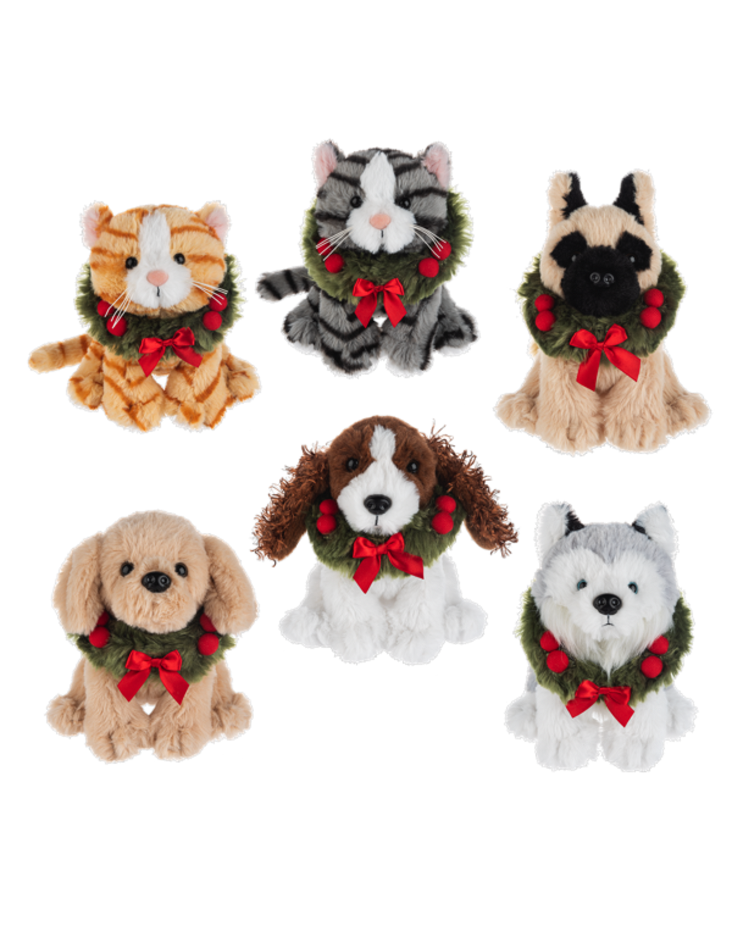 Yuletide Pets 7" Plush Asst