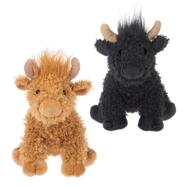 Ganz - Highland Cow Black/ Brown 9.5"