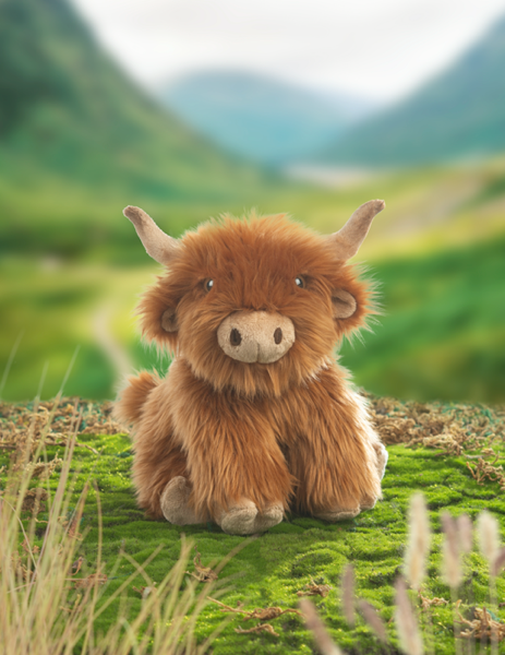 Ganz Heritage Collection HighLand Cow 12" Plush