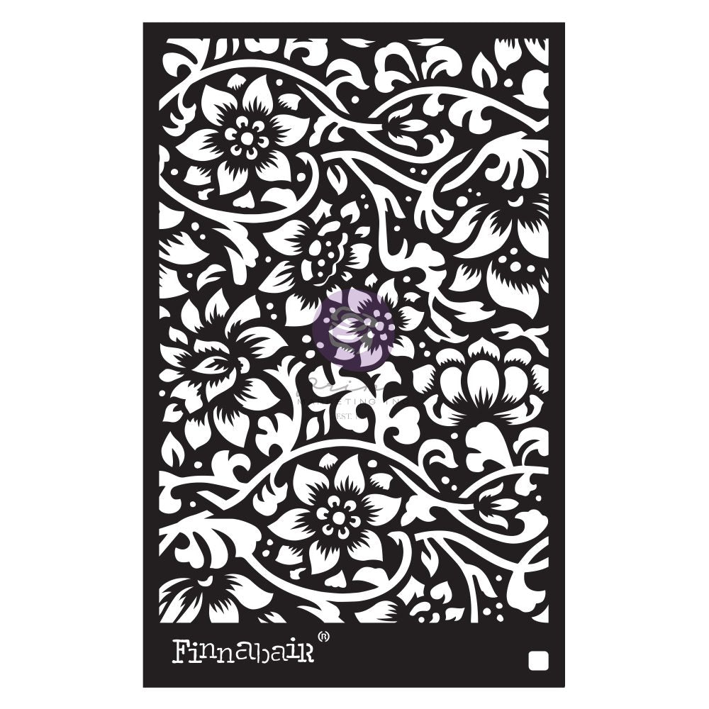 Stencil - Bindweed Wallpaper 6x9"