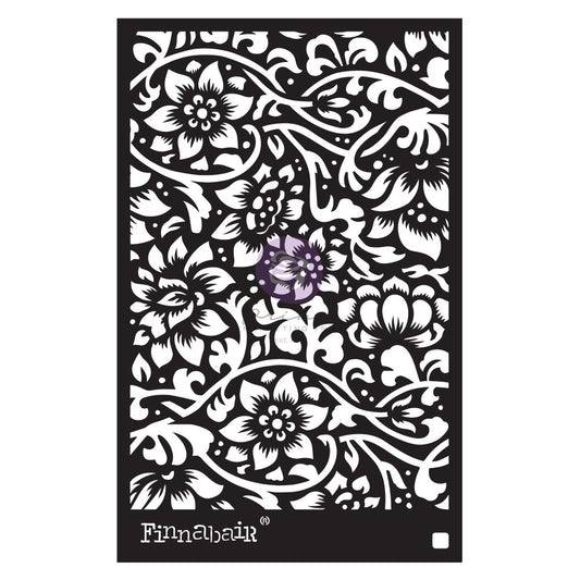 Stencil Bindweed Wallpaper