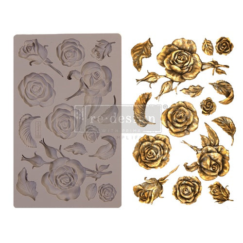 Re-Design With Prima® Decor Moulds - Fragrant Roses 5x8"