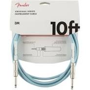Fender Original series 10ft instrument cable daphne blue