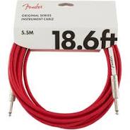 FENDER 18.6FT FIESTA RED ORIGINAL GUITAR CORD