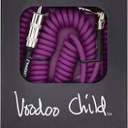 FENDER VOODOO CHILD JIMI HENDRIX 30FT COILED CORD PURPLE