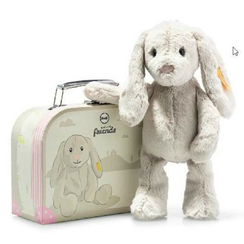 Hoppie with Suitcase Grey