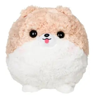 AMUSE TAN/WHITE POMERANIAN 4"