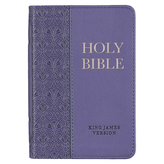 KJV Pocket Bible-Lavender Faux Leather