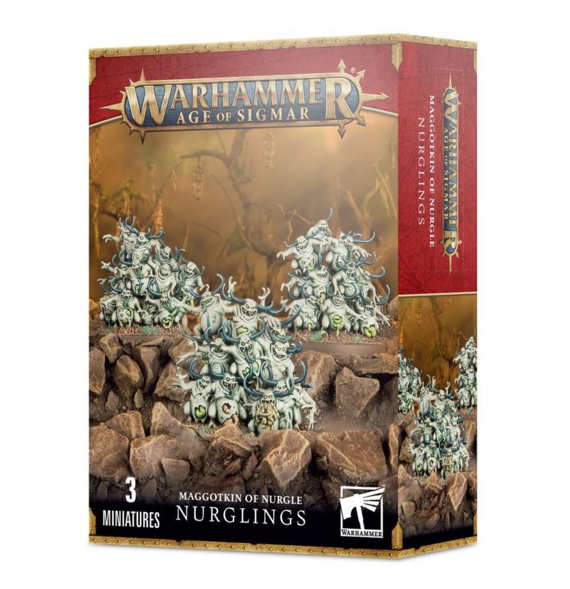 Warhammer Age of Sigmar - maggotkin of Nurgle Nurglings